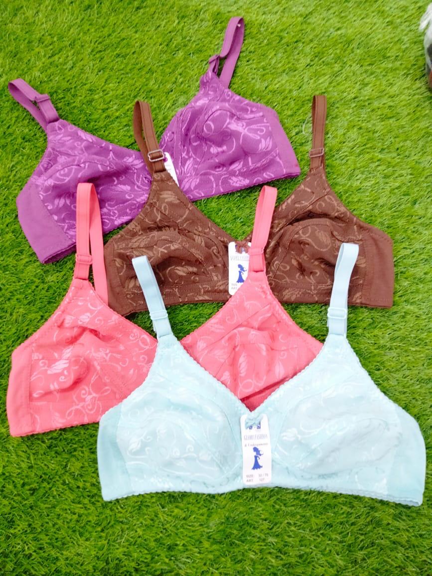 Colored comfy summer wear bras